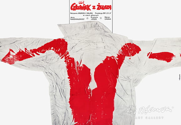 Człowiek z żelaza, plakat autorstwa Andrzeja Pągowskiego