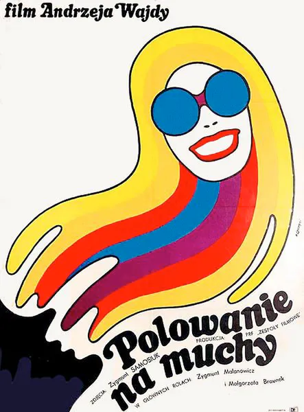 Polowanie na muchy, plakat filmu